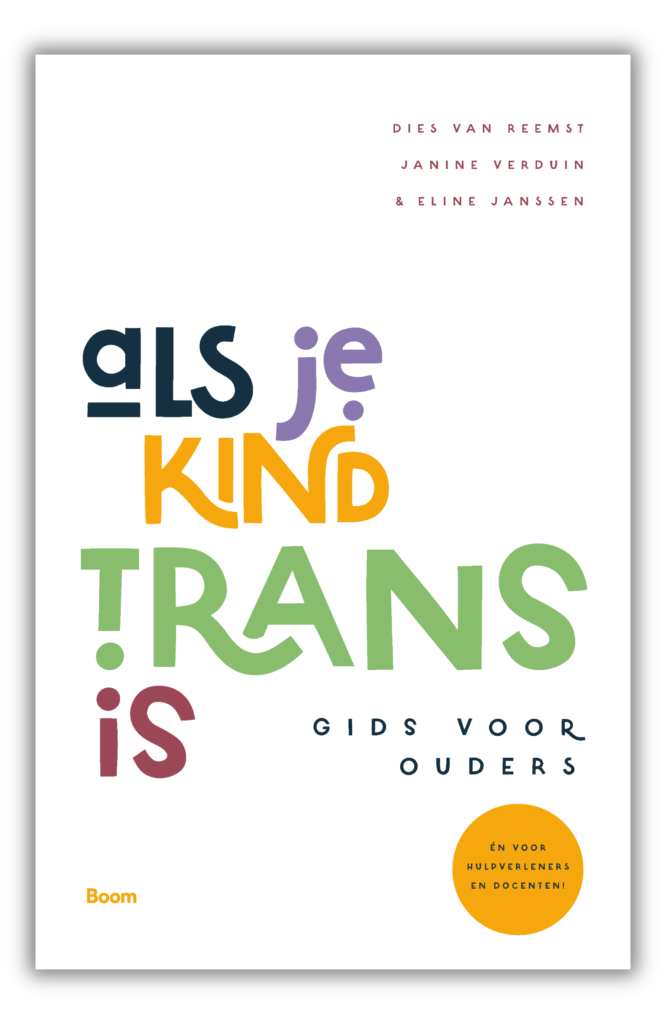 Omslag Als je kind trans is Van Reemst Verduin en Janssen Boom